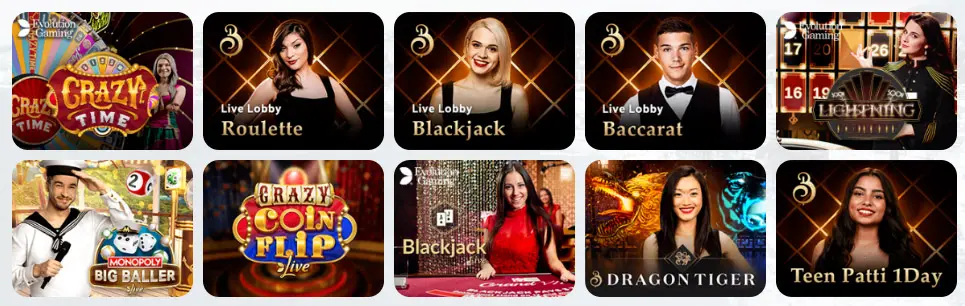 Yoju Casino Live Casino Games