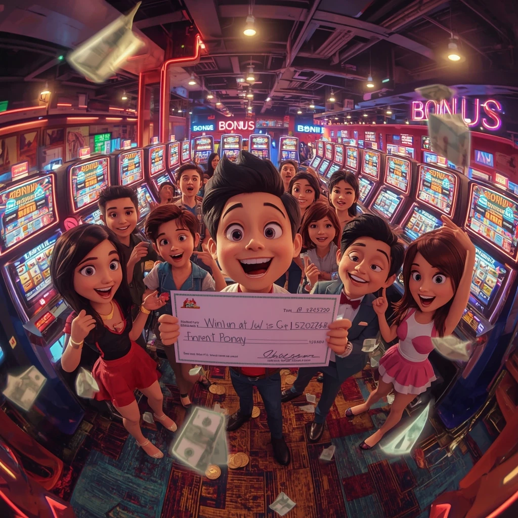man holding a bonus at YOJU CASINO