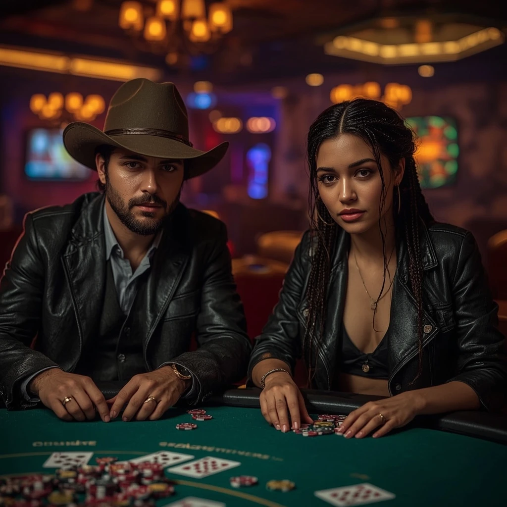 photo of two poker players YOJU CASINO